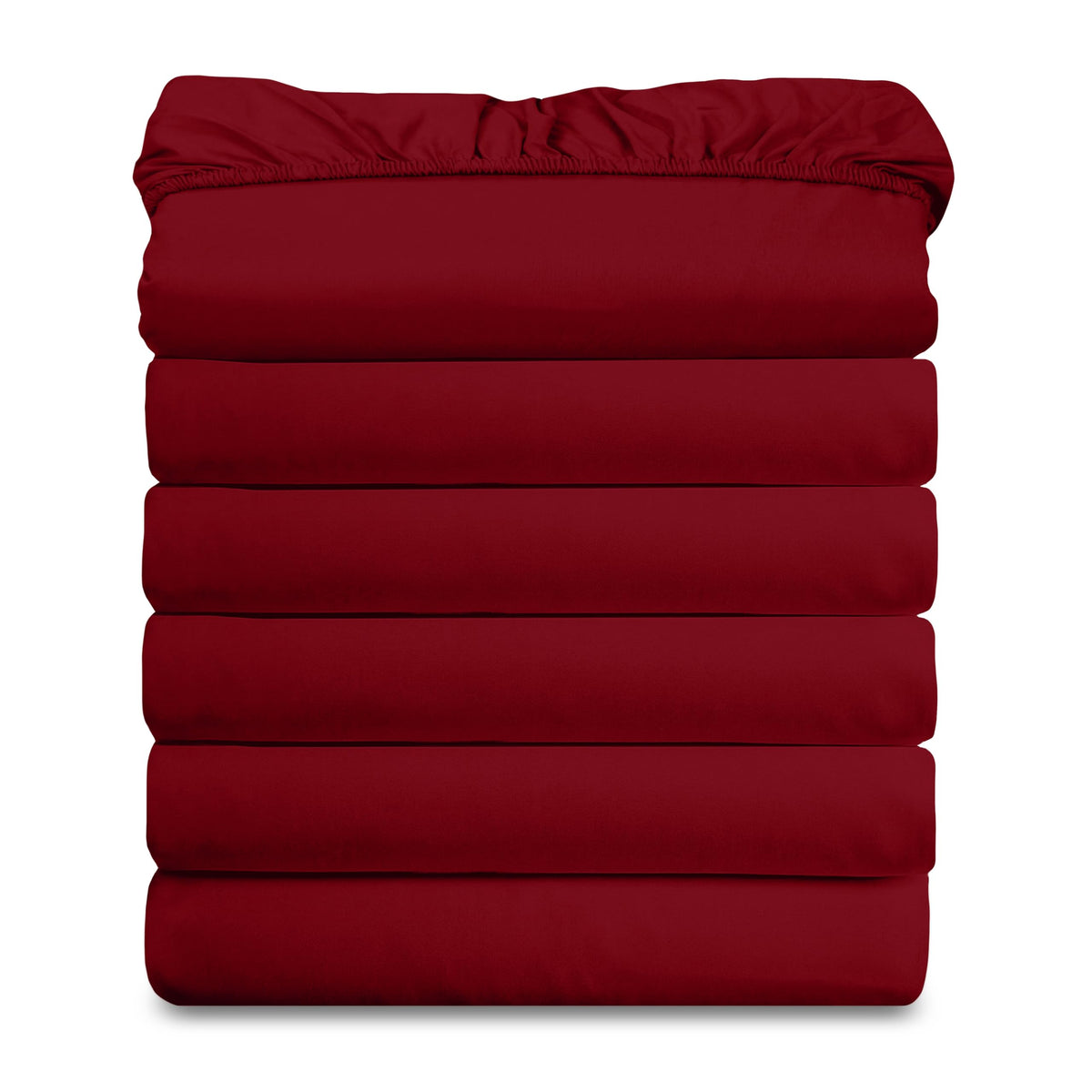 Elegant Comfort Ultra Soft Bulk Pack of 6 Bottom Fitted Sheets - 1500 Premium Hotel Quality Microfiber 6 Pack Fitted Sheets - Deep Pockets up to 16 Inches, Twin/Twin XL Size, Gray
