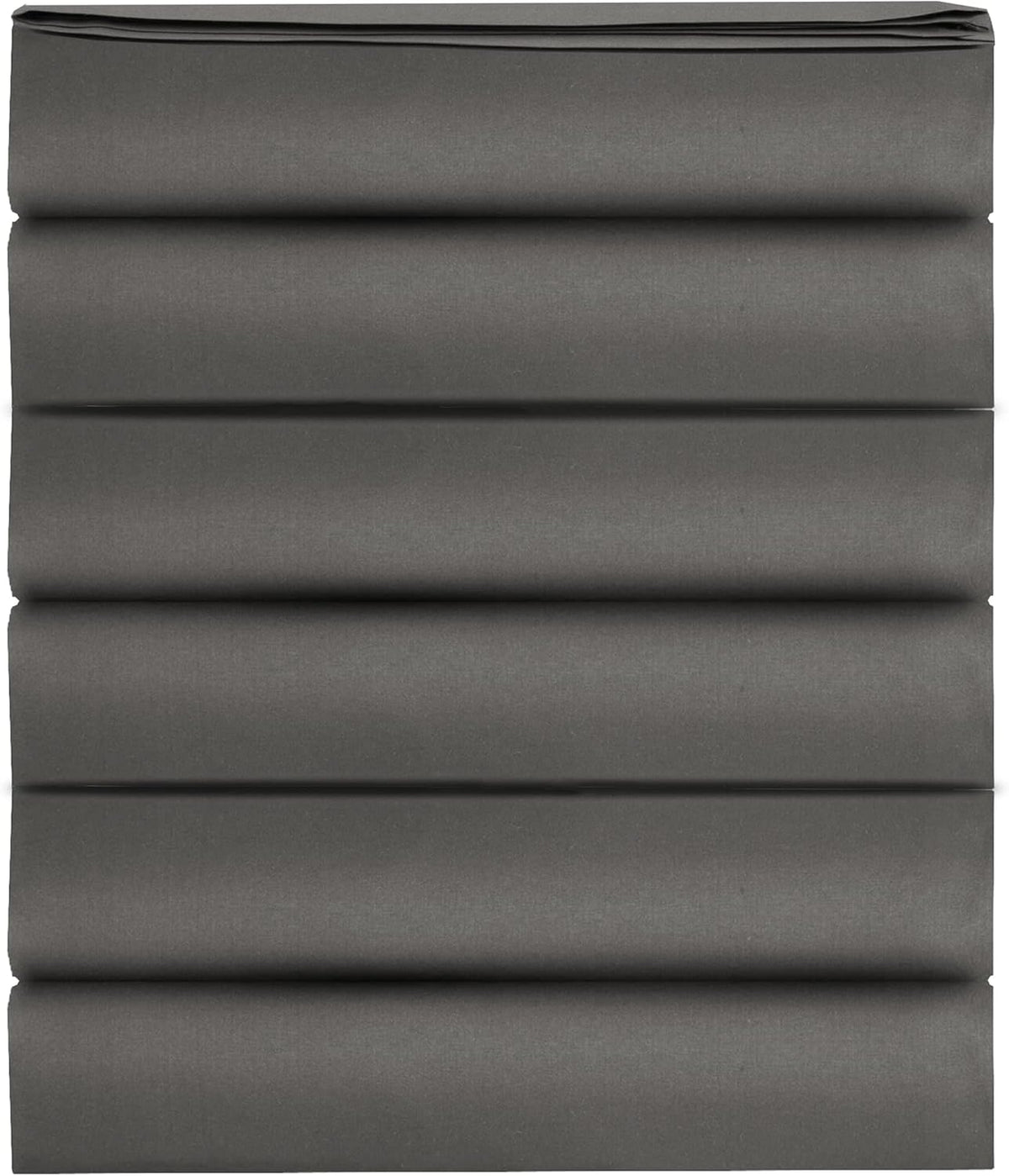 Elegant Comfort Ultra Soft Bulk Pack of 6 Bottom Fitted Sheets - 1500 Premium Hotel Quality Microfiber 6 Pack Fitted Sheets - Deep Pockets up to 16 Inches, Twin/Twin XL Size, Gray