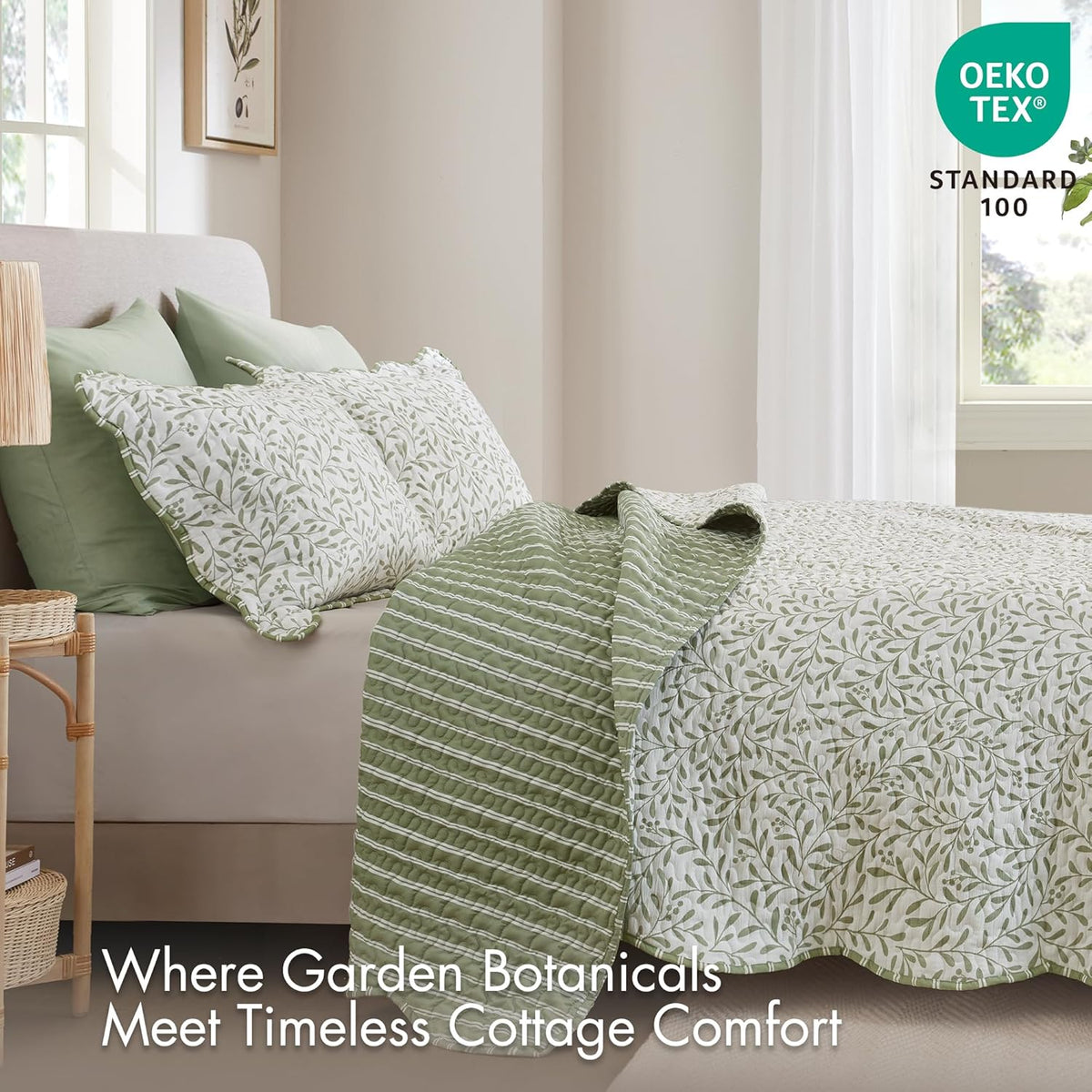Madison Park Reversible Quilt Set, 3PC Full/Queen Coverlet