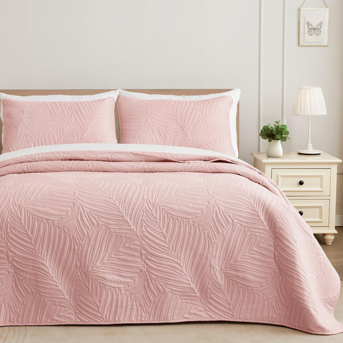 Exclusivo Mezcla Lightweight Full Queen Quilt Bedding Set, Soft Microfiber