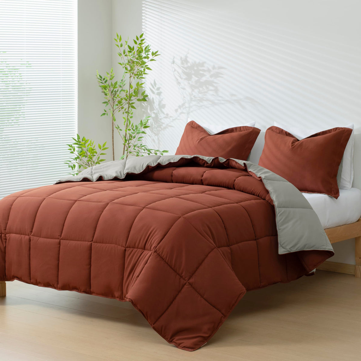 HIG 3pc Green Twin/Twin XL Bedding Comforter Set Duvet Insert Blanket