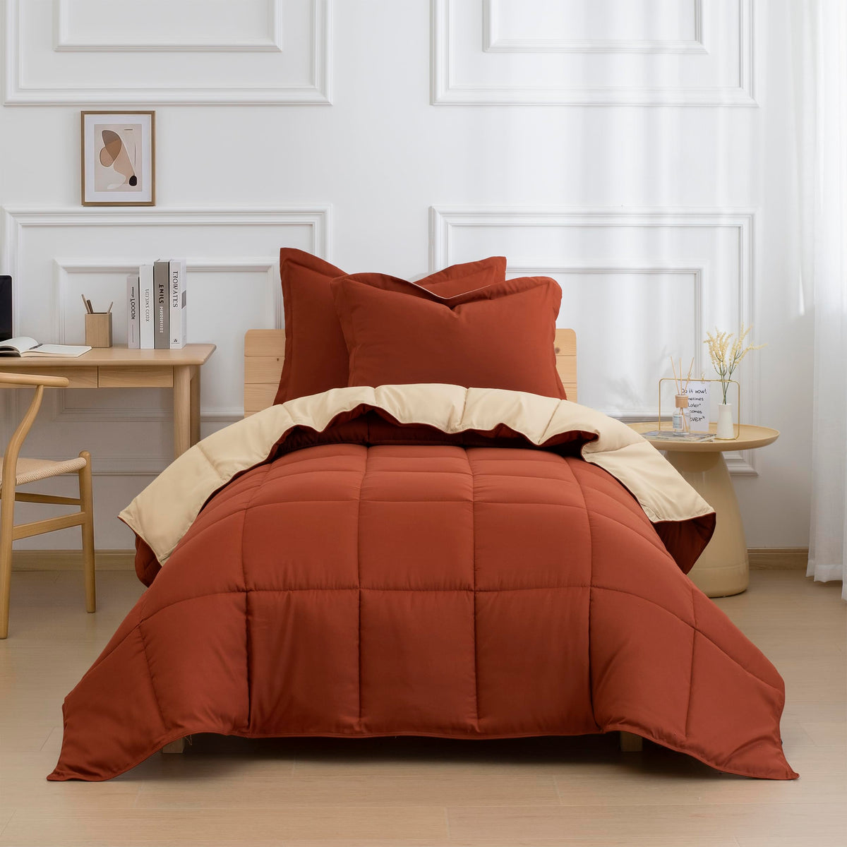 HIG 3pc Green Twin/Twin XL Bedding Comforter Set Duvet Insert Blanket