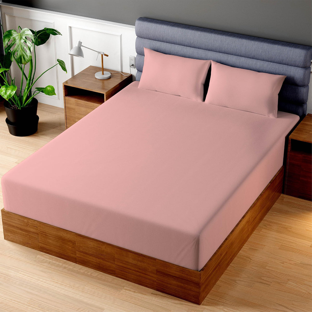 Superity Luxurious Hotel Quality Full XL Fitted Sheet 100% Cotton Ultra Soft, Skin-Friendly & Hypoallergenic Deep Pocket Fits 16 Mattress Easy Care & Snug Fit (Full XL Size -54 x 80)