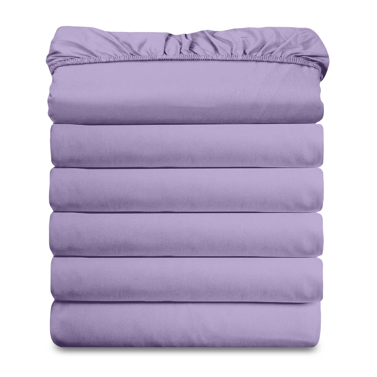 Elegant Comfort Ultra Soft Bulk Pack of 6 Bottom Fitted Sheets - 1500 Premium Hotel Quality Microfiber 6 Pack Fitted Sheets - Deep Pockets up to 16 Inches, Twin/Twin XL Size, Gray