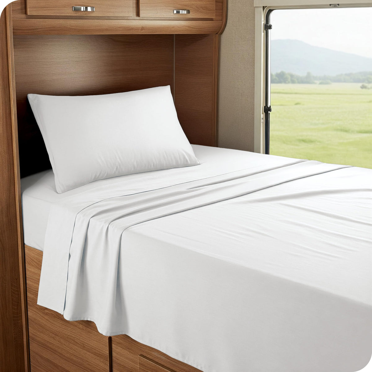 Bare Home Queen Sheet Set - 1800 Ultra-Soft (Queen, Grey)