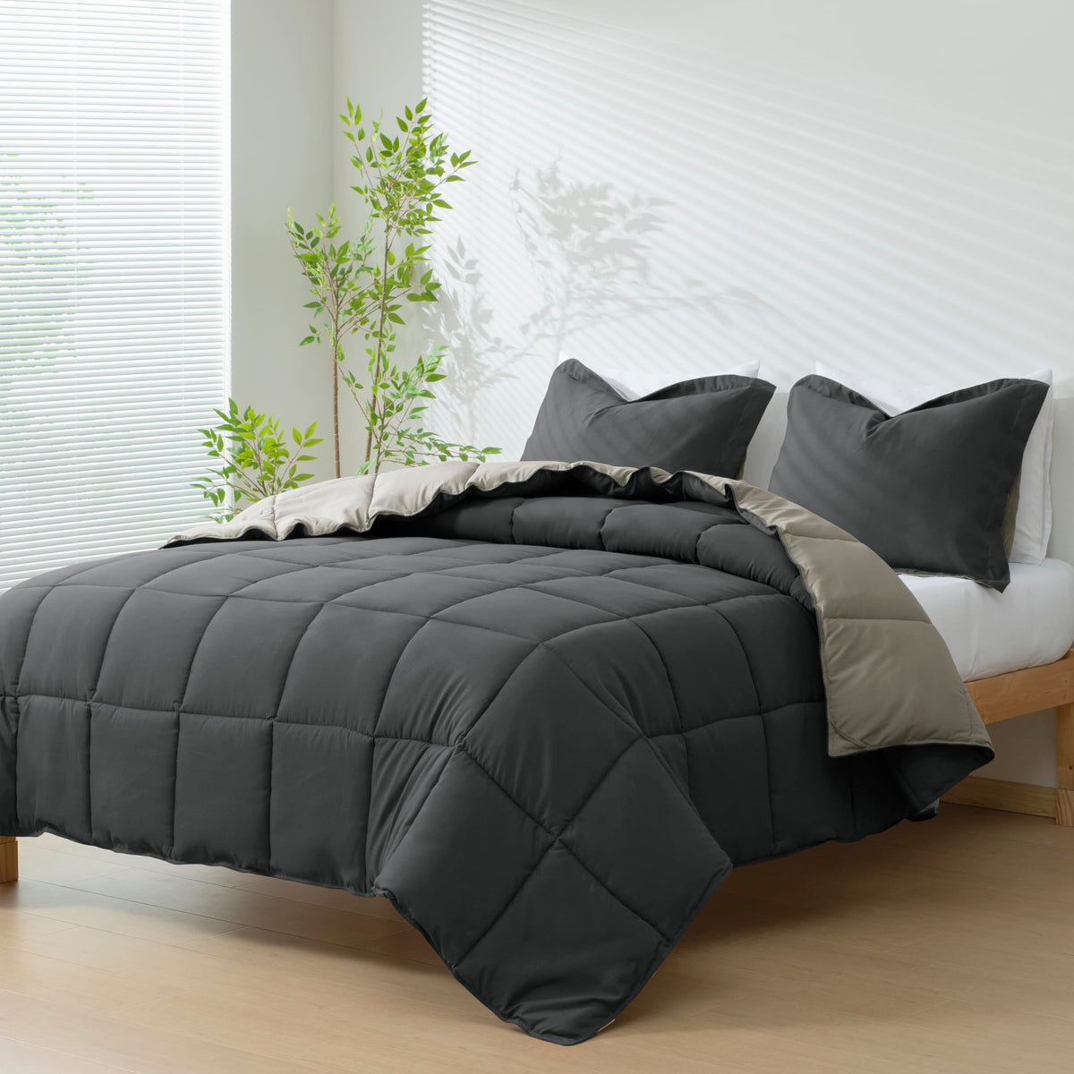 HIG 3pc Green Twin/Twin XL Bedding Comforter Set Duvet Insert Blanket