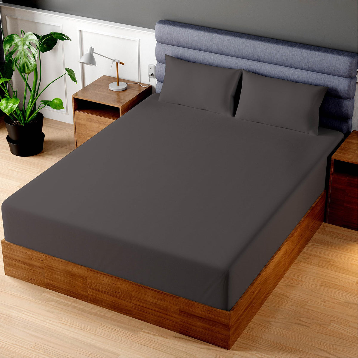 Superity Luxurious Hotel Quality Full XL Fitted Sheet 100% Cotton Ultra Soft, Skin-Friendly & Hypoallergenic Deep Pocket Fits 16 Mattress Easy Care & Snug Fit (Full XL Size -54 x 80)