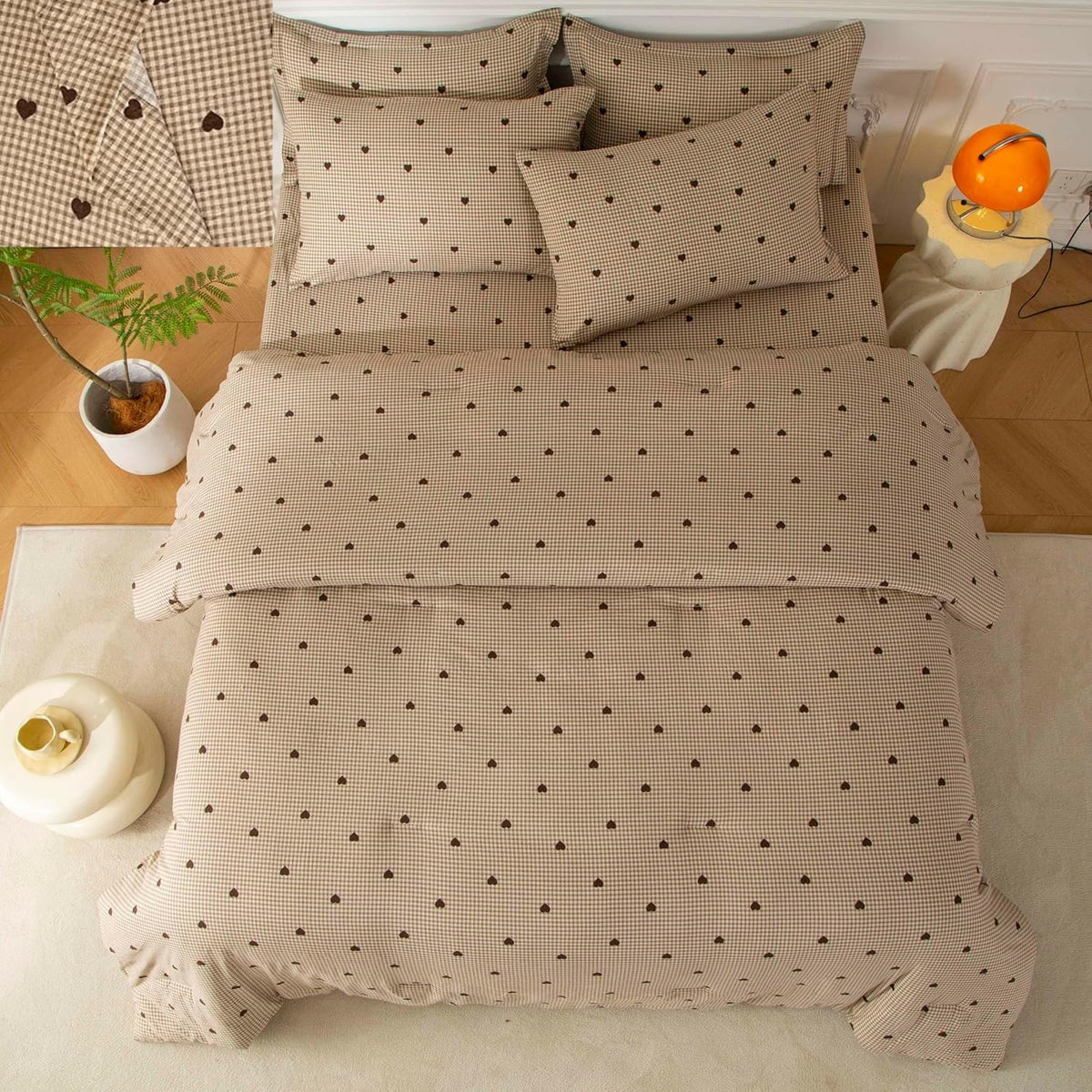 SDY Leopard Queen Comforter Set, 3D Cheetah Print Bedding, Luxury Soft 7-Piece Bed in a Bag, All-Season Bedding Set with Comforter, Sheets, Pillowcases & Shams
