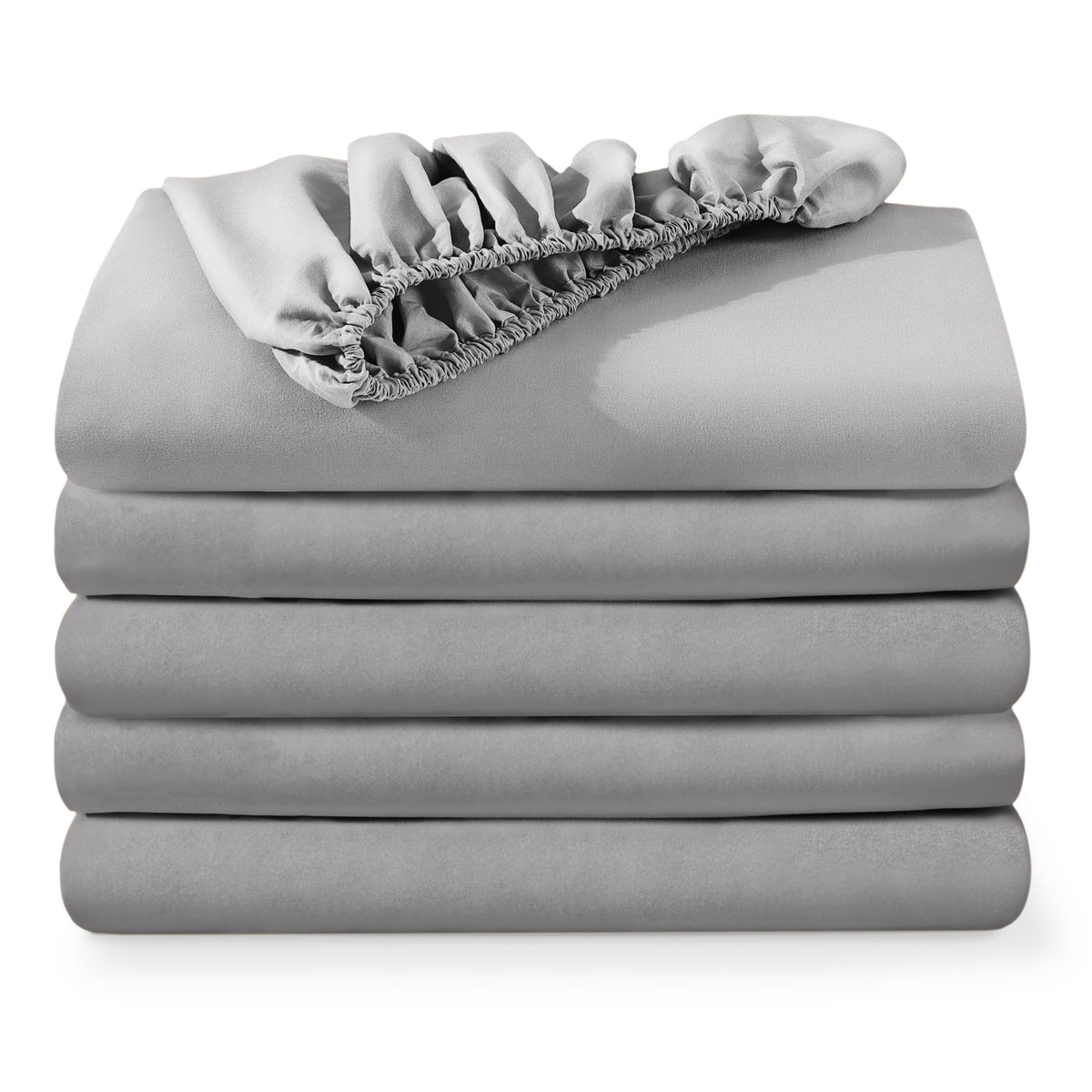 Bare Home 2-Pack Fitted Sheet 1800 Ultra-Soft (Queen, White)