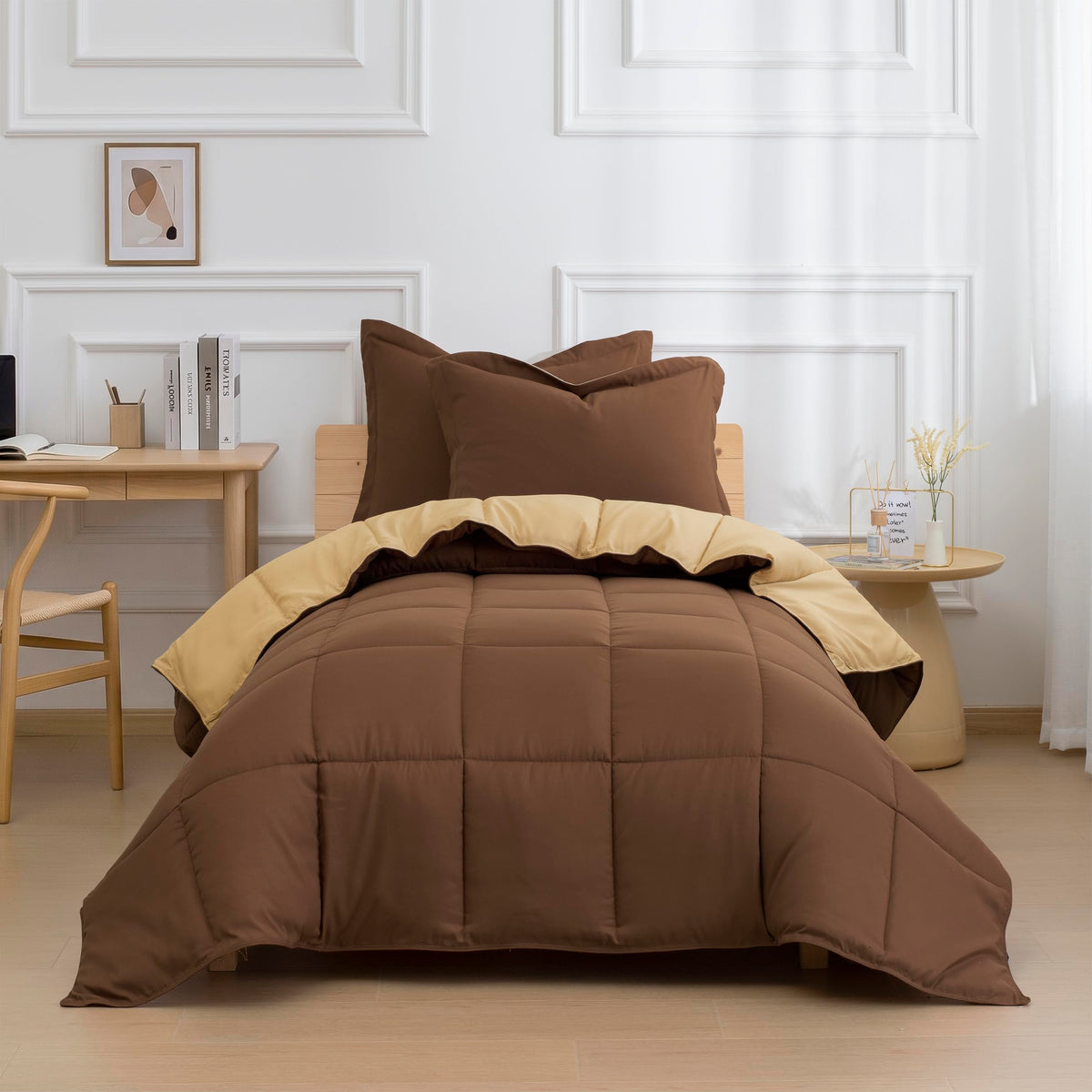 HIG 3pc Green Twin/Twin XL Bedding Comforter Set Duvet Insert Blanket