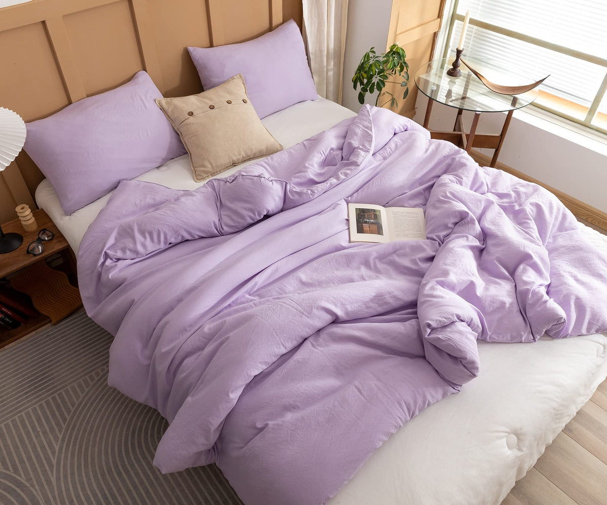 ROSGONIA Queen Comforter Set Oatmeal, 3pcs(1 Boho Oatmeal Comforter & 2 Pillowcases) All Season Soft Bedding Lightweight Bedspread Blanket Quilt