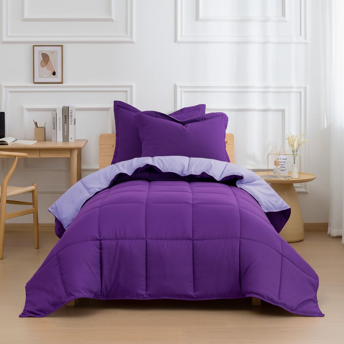 HIG 3pc Green Twin/Twin XL Bedding Comforter Set Duvet Insert Blanket