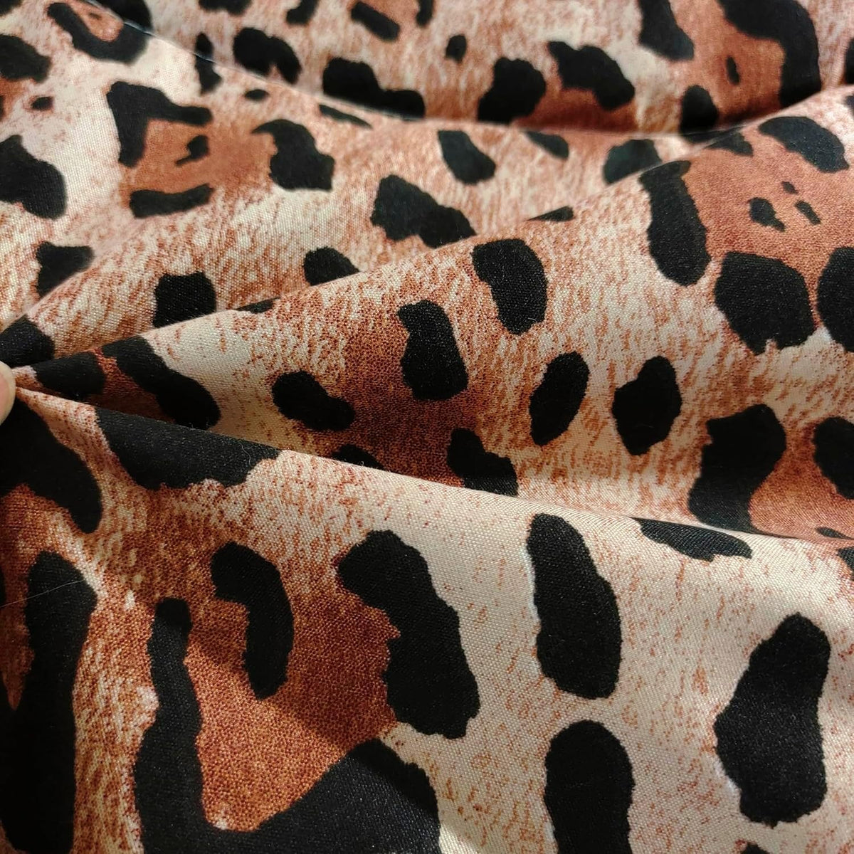 SDY 3pcs Twin Comforter Cheetah,Leopard Print Comforter Set for Kids, Toddler, Girls, Boys Include 1Comforter, 2PillowCases