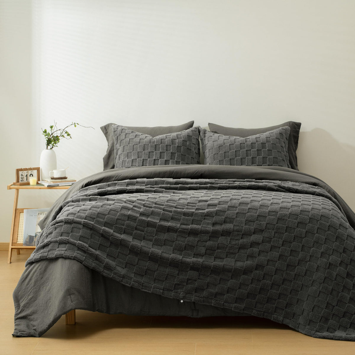 HIG 3pc Green Twin/Twin XL Bedding Comforter Set Duvet Insert Blanket