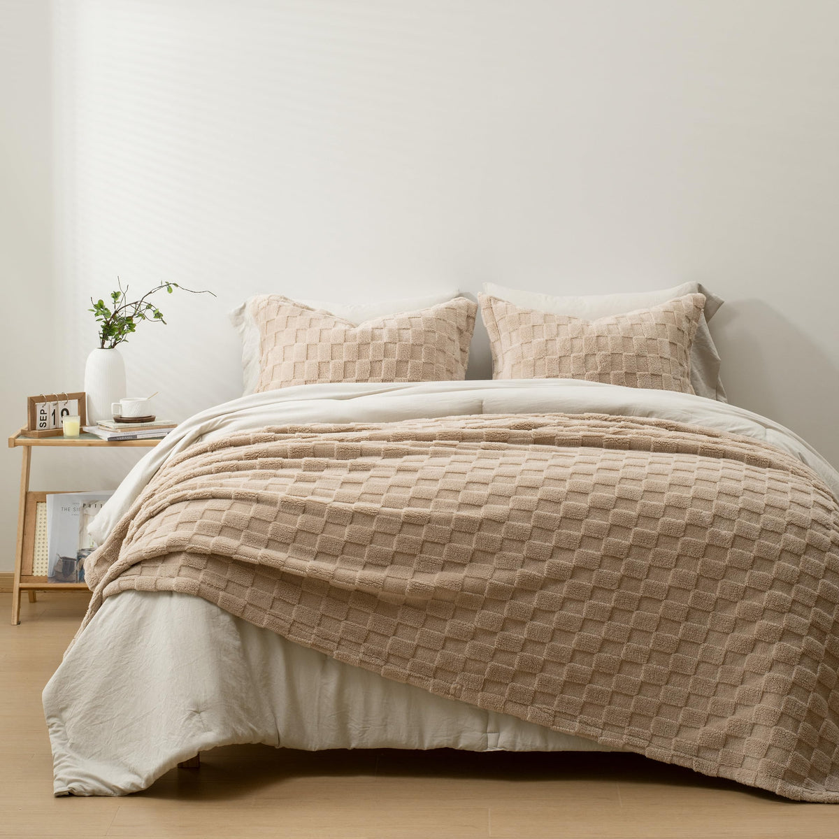 HIG 3pc Green Twin/Twin XL Bedding Comforter Set Duvet Insert Blanket