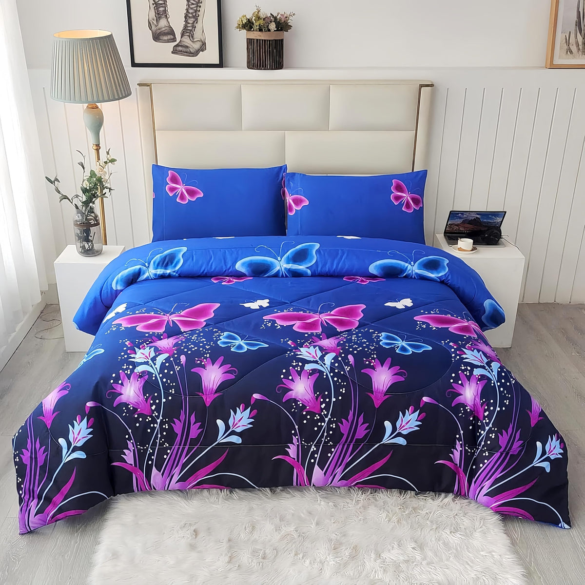 SDY 3pcs Twin Comforter Cheetah,Leopard Print Comforter Set for Kids, Toddler, Girls, Boys Include 1Comforter, 2PillowCases