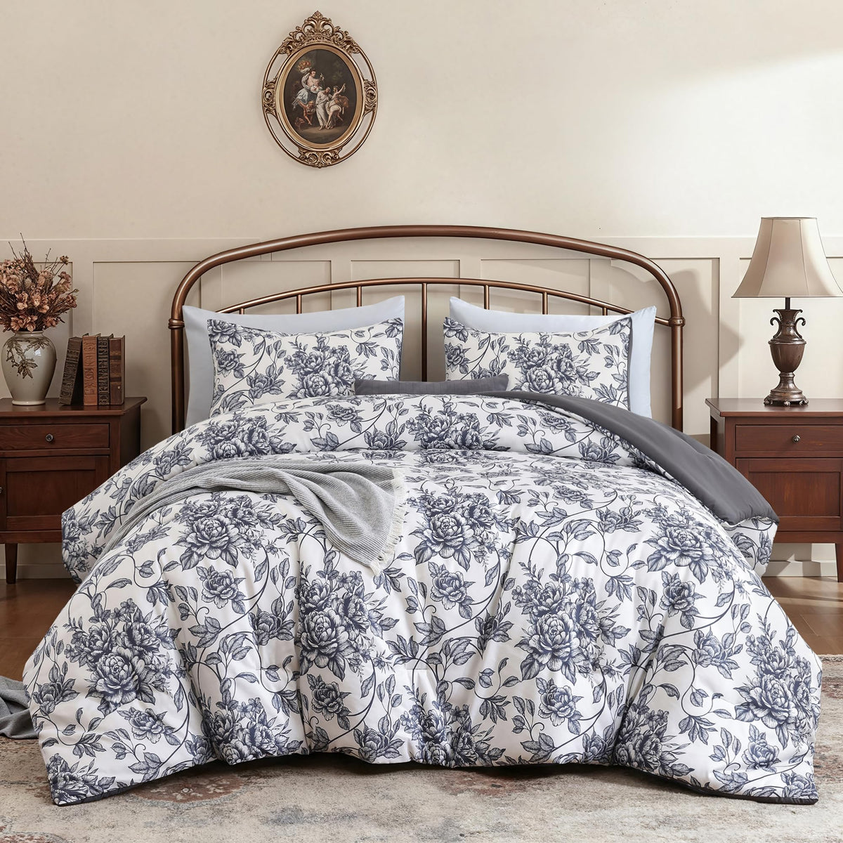 Cheetah Print Comforter Set Queen, Luxury Leopard Print Bedding, Brown