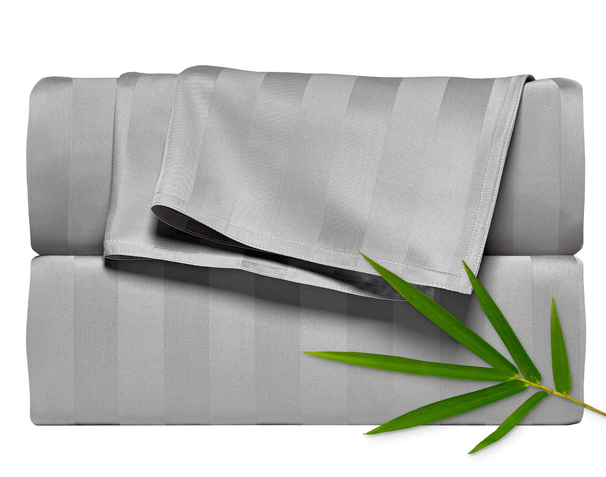 Pure Bamboo Full Sheets, Genuine 100% Organic Viscose Derived from Bamboo Bed Sheet Set, Luxuriously Soft & Cooling, Double Stitching, 2 Year Quality Promise (Full, Ivory)