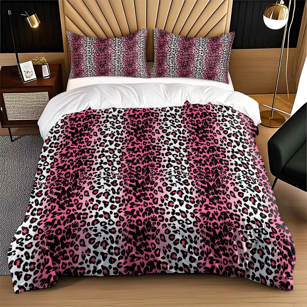 Multi Styles Leopard Print Duvet Cover Set 3 Pieces Without Comforter, Zebra Stripe Bow Letter Patchwork Animal Spot Pattern Soft Polyester Comfy Bedding Set With Pillowcases