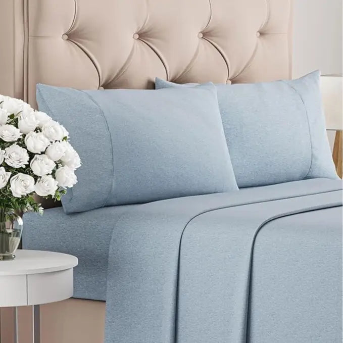 CGK | Soft Essentials Sheet Set – 4 Piece Sheet Set, Easily Fits 8-16 Inch Mattresses - Ultra Soft Wrinkle & Fade Resistant Fabric