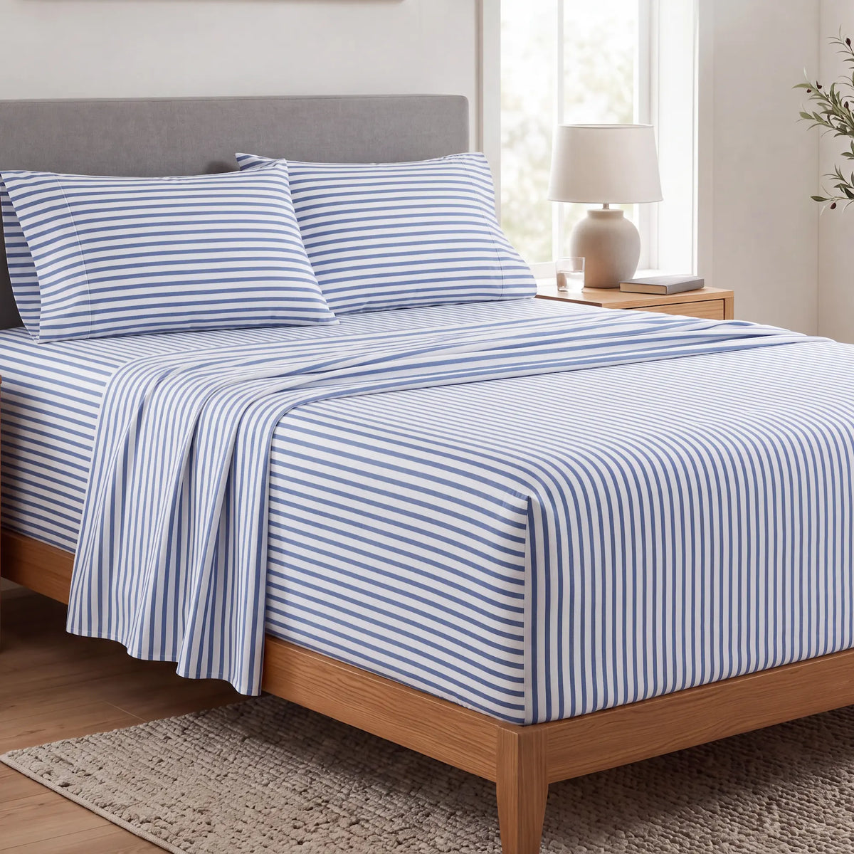 CGK | DeepFit Sheet Set – Extra Deep Pocket Sheet Set, Easily Fits 18-24 Inch Mattresses - Ultra Soft Wrinkle & Fade Resistant Fabric